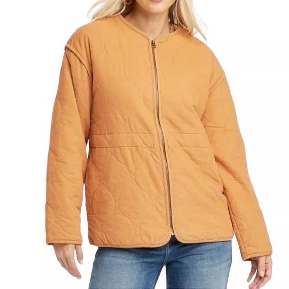 Universal Thread Quilted Gold Jacket XXL